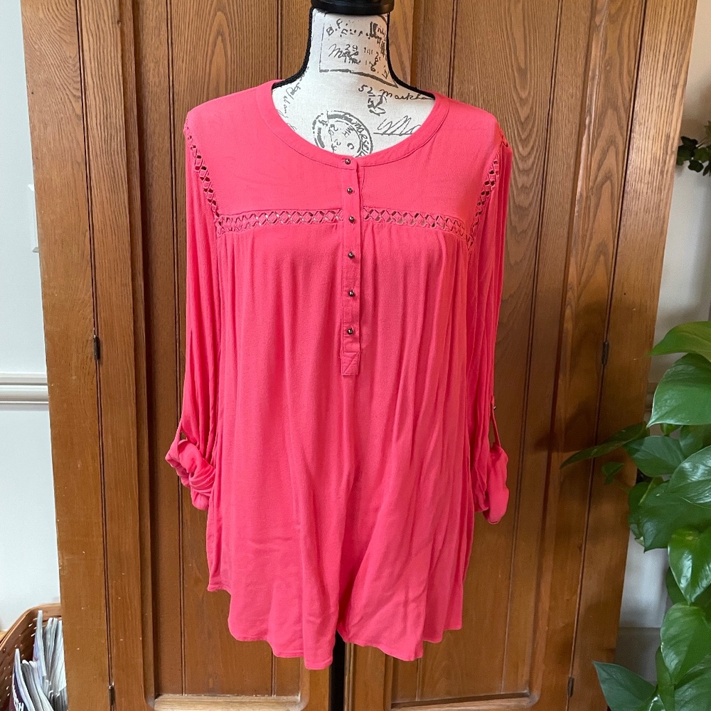 Daniel Rainn Coral blouse